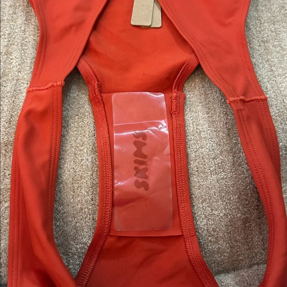 SKIMS classic swim bikini bottom 2X orange new with tags